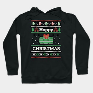 Hoppy Christmas, Funny Christmas Sweater Hoodie